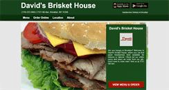 Desktop Screenshot of davidsbriskethouseinc.com
